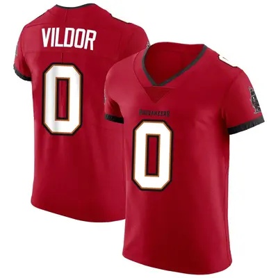 Men's Elite Kindle Vildor Tampa Bay Buccaneers Red Vapor Jersey