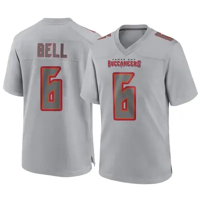 Men's Game Le'Veon Bell Tampa Bay Buccaneers Gray Atmosphere Fashion Jersey