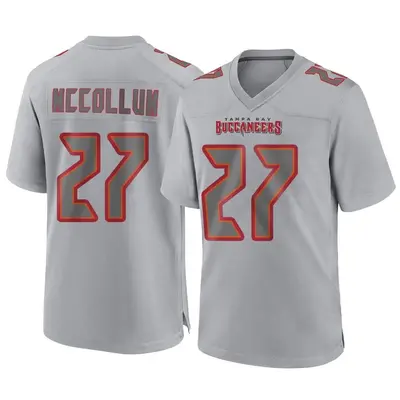 Men's Game Zyon McCollum Tampa Bay Buccaneers Gray Atmosphere Fashion Jersey
