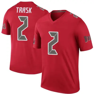 Men's Legend Kyle Trask Tampa Bay Buccaneers Red Color Rush Jersey