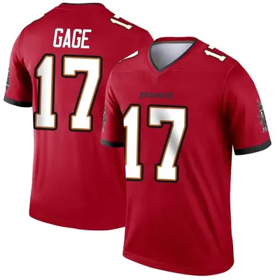 Men's Legend Russell Gage Tampa Bay Buccaneers Red Jersey