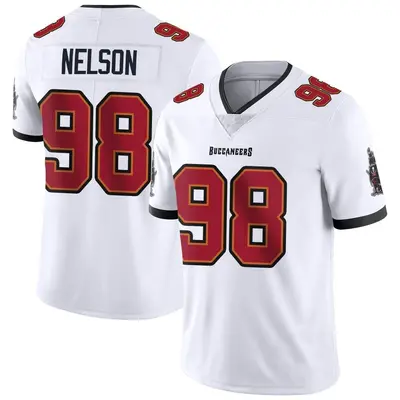 Men's Limited Anthony Nelson Tampa Bay Buccaneers White Vapor Untouchable Jersey
