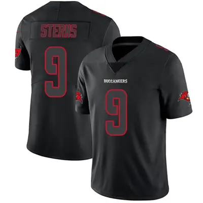 Men's Limited Jerreth Sterns Tampa Bay Buccaneers Black Impact Jersey