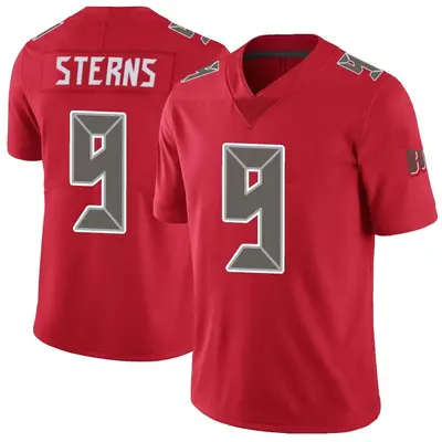 Men's Limited Jerreth Sterns Tampa Bay Buccaneers Red Color Rush Jersey