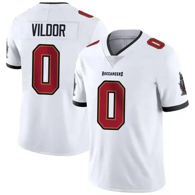 Men's Limited Kindle Vildor Tampa Bay Buccaneers White Vapor Untouchable Jersey