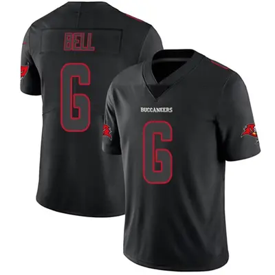Men's Limited Le'Veon Bell Tampa Bay Buccaneers Black Impact Jersey