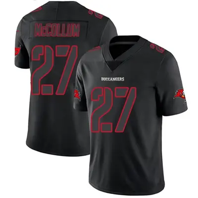 Men's Limited Zyon McCollum Tampa Bay Buccaneers Black Impact Jersey
