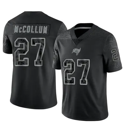 Men's Limited Zyon McCollum Tampa Bay Buccaneers Black Reflective Jersey