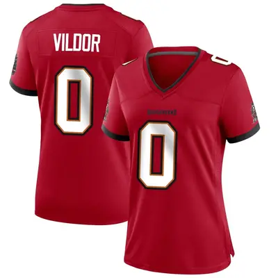 Women's Game Kindle Vildor Tampa Bay Buccaneers Red Team Color Jersey