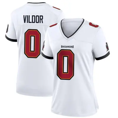 Women's Game Kindle Vildor Tampa Bay Buccaneers White Jersey