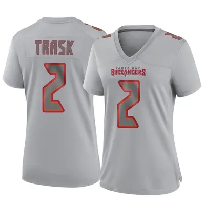 Women's Game Kyle Trask Tampa Bay Buccaneers Gray Atmosphere Fashion Jersey