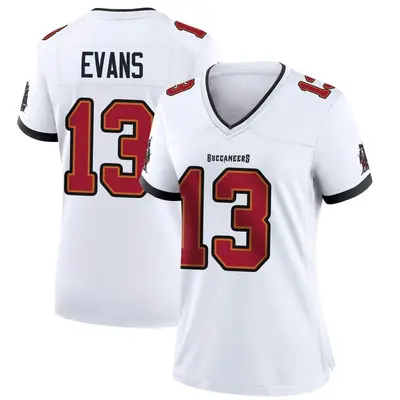 Women's Game Mike Evans Tampa Bay Buccaneers White Jersey