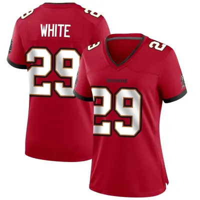 Women's Game Rachaad White Tampa Bay Buccaneers Red Team Color Jersey