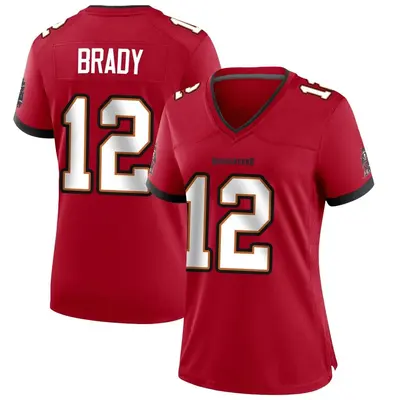 Women's Game Tom Brady Tampa Bay Buccaneers Red Team Color Jersey