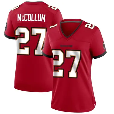 Women's Game Zyon McCollum Tampa Bay Buccaneers Red Team Color Jersey