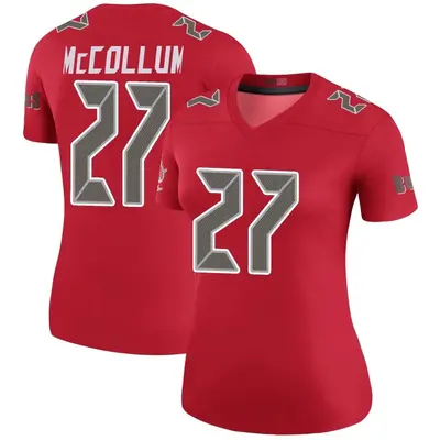 Women's Legend Zyon McCollum Tampa Bay Buccaneers Red Color Rush Jersey