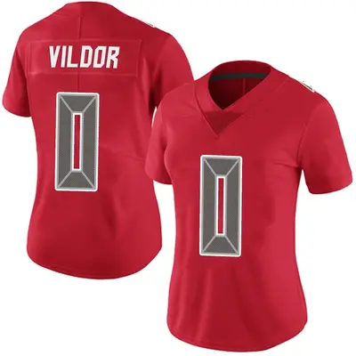Women's Limited Kindle Vildor Tampa Bay Buccaneers Red Team Color Vapor Untouchable Jersey