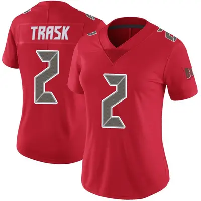 Women's Limited Kyle Trask Tampa Bay Buccaneers Red Color Rush Jersey