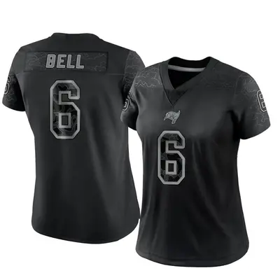 Women's Limited Le'Veon Bell Tampa Bay Buccaneers Black Reflective Jersey