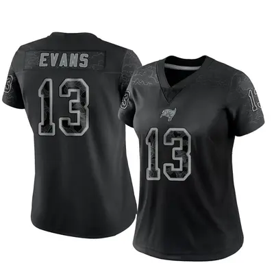 Women's Limited Mike Evans Tampa Bay Buccaneers Black Reflective Jersey