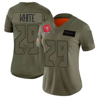 Women's Limited Rachaad White Tampa Bay Buccaneers Camo 2019 Salute to Service Jersey