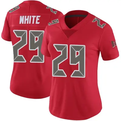 Women's Limited Rachaad White Tampa Bay Buccaneers Red Color Rush Jersey