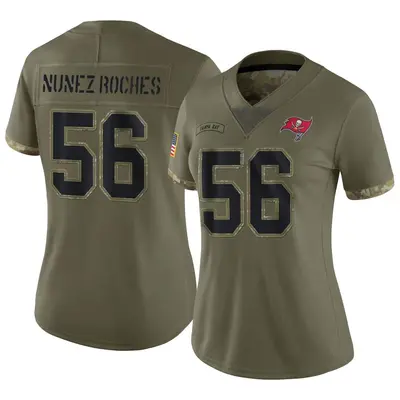 Women's Limited Rakeem Nunez-Roches Tampa Bay Buccaneers Olive 2022 Salute To Service Jersey