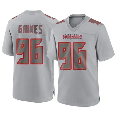 Youth Game Greg Gaines Tampa Bay Buccaneers Gray Atmosphere Fashion Jersey