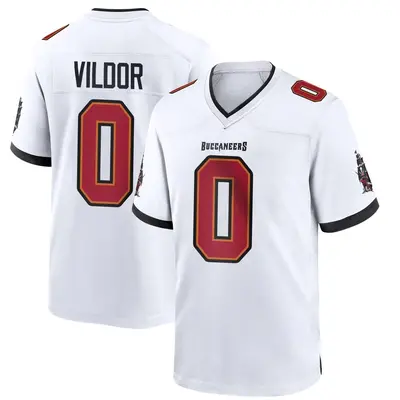 Youth Game Kindle Vildor Tampa Bay Buccaneers White Jersey