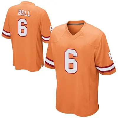 Youth Game Le'Veon Bell Tampa Bay Buccaneers Orange Alternate Jersey