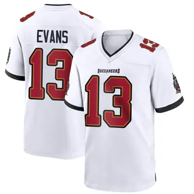 Youth Game Mike Evans Tampa Bay Buccaneers White Jersey