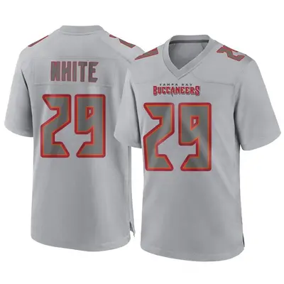 Youth Game Rachaad White Tampa Bay Buccaneers Gray Atmosphere Fashion Jersey