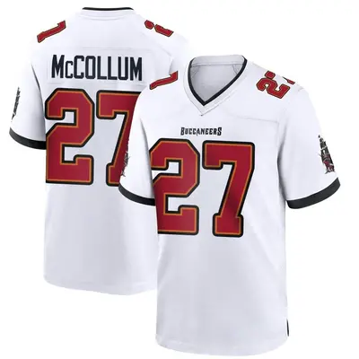 Youth Game Zyon McCollum Tampa Bay Buccaneers White Jersey