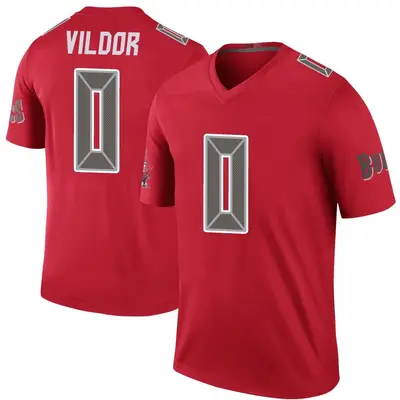 Youth Legend Kindle Vildor Tampa Bay Buccaneers Red Color Rush Jersey