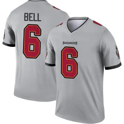 Youth Legend Le'Veon Bell Tampa Bay Buccaneers Gray Inverted Jersey