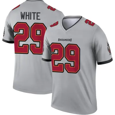 Youth Legend Rachaad White Tampa Bay Buccaneers Gray Inverted Jersey