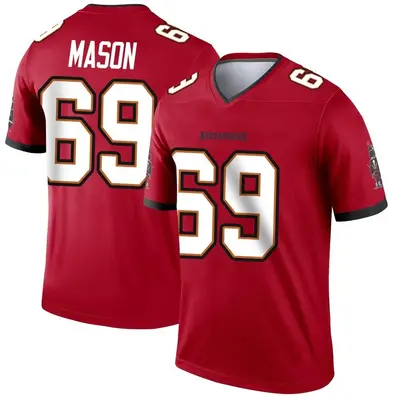 Youth Legend Shaq Mason Tampa Bay Buccaneers Red Jersey