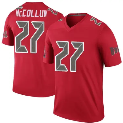 Youth Legend Zyon McCollum Tampa Bay Buccaneers Red Color Rush Jersey