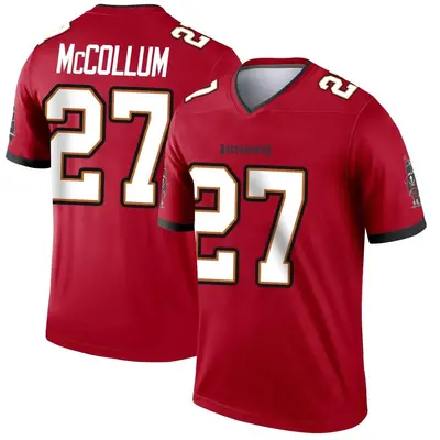 Youth Legend Zyon McCollum Tampa Bay Buccaneers Red Jersey