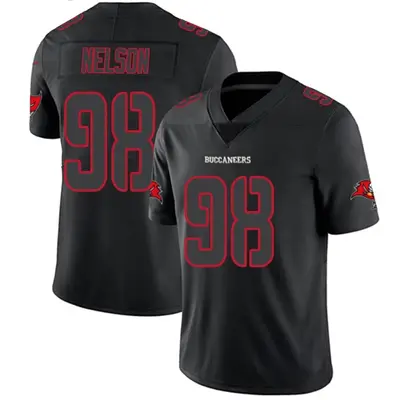 Youth Limited Anthony Nelson Tampa Bay Buccaneers Black Impact Jersey