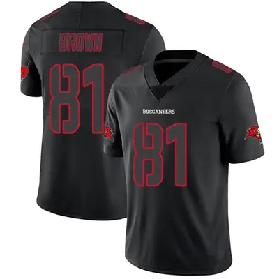 Youth Limited Antonio Brown Tampa Bay Buccaneers Black Impact Jersey