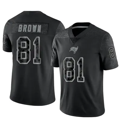 Youth Limited Antonio Brown Tampa Bay Buccaneers Black Reflective Jersey