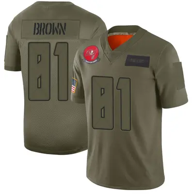 Youth Limited Antonio Brown Tampa Bay Buccaneers Camo 2019 Salute to Service Jersey