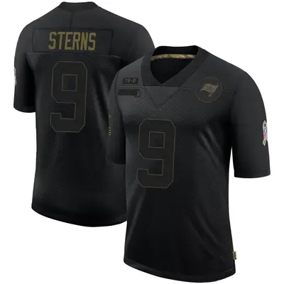 Youth Limited Jerreth Sterns Tampa Bay Buccaneers Black 2020 Salute To Service Jersey