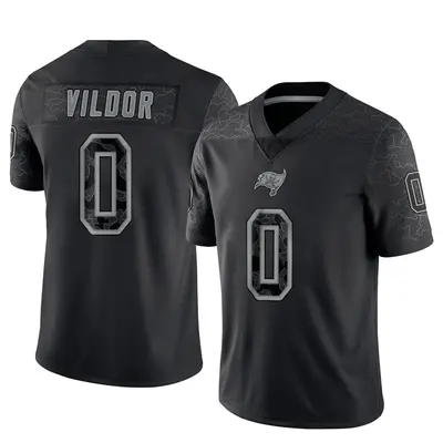Youth Limited Kindle Vildor Tampa Bay Buccaneers Black Reflective Jersey