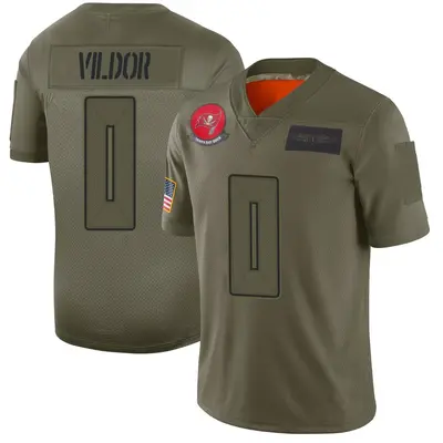 Youth Limited Kindle Vildor Tampa Bay Buccaneers Camo 2019 Salute to Service Jersey