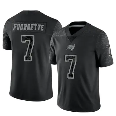 Youth Limited Leonard Fournette Tampa Bay Buccaneers Black Reflective Jersey