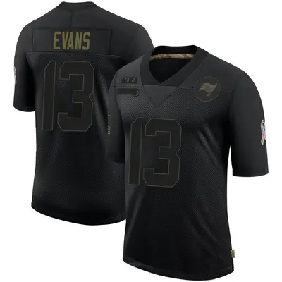 Youth Limited Mike Evans Tampa Bay Buccaneers Black 2020 Salute To Service Jersey