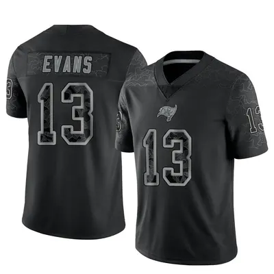 Youth Limited Mike Evans Tampa Bay Buccaneers Black Reflective Jersey