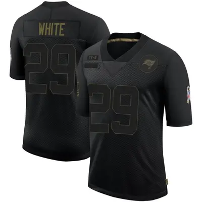 Youth Limited Rachaad White Tampa Bay Buccaneers Black 2020 Salute To Service Jersey